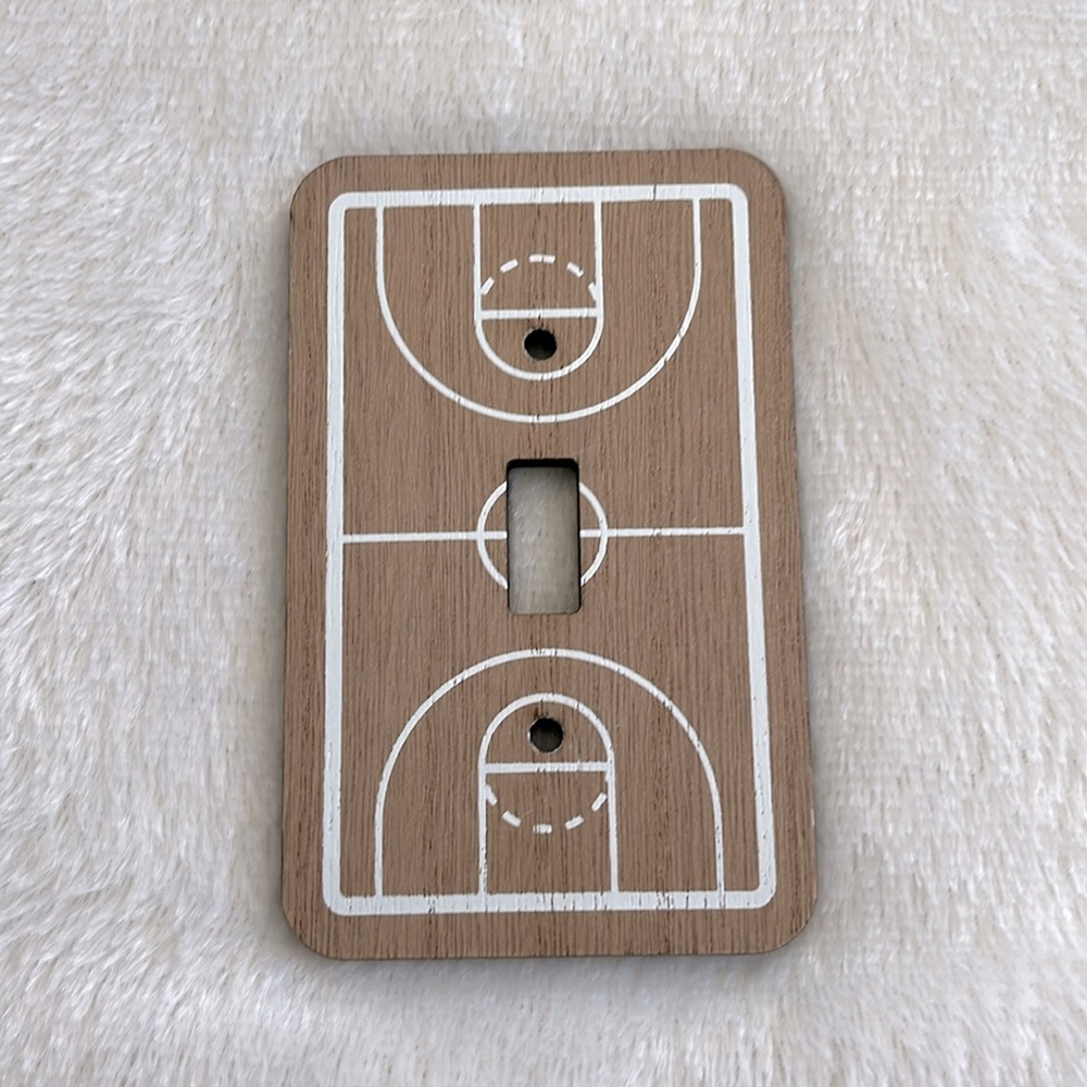 Basketball light switch cover